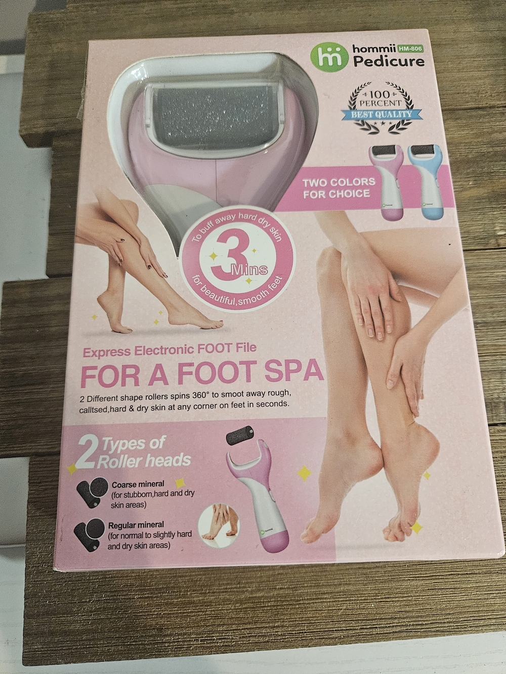 Pink Express Electronic Foot File - For A Foot Spa Hommii Pedicure HM-806
